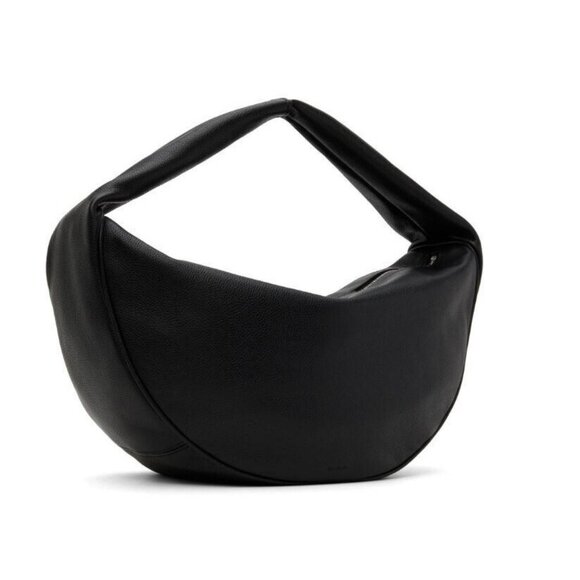 BY FAR Maxi Cush 100% cowhide leather large shoulder bag + Dust bag BLACK - Picture 1 of 11